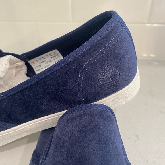 Never Worn - Timberland Women’s Dausette Slip On Sneaker Shoe! Beautiful Blue! - Picture 4 of 8